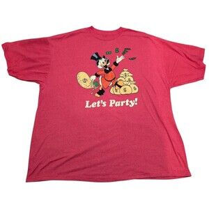 Disney Scrooge Mcduck Ducktales “Let’s Party” Adult Size 5 XLT